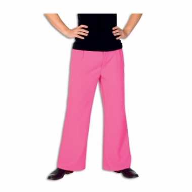 Broek roze heren carnavalskleding