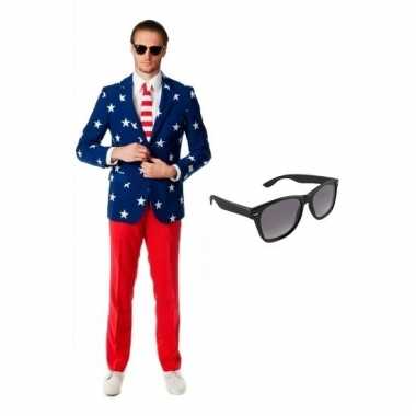 Carnavalskleding usa heren carnavalscarnavalskleding (xl) gratis zonn