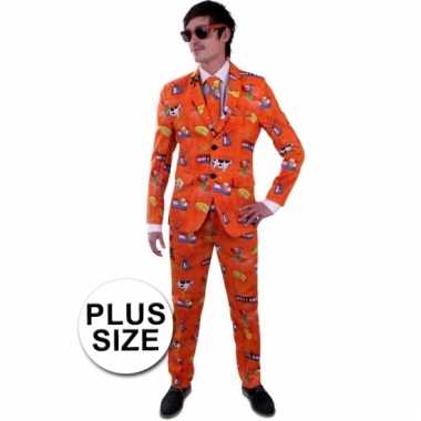 Grote maat holland print maatcarnavalscarnavalskleding heren