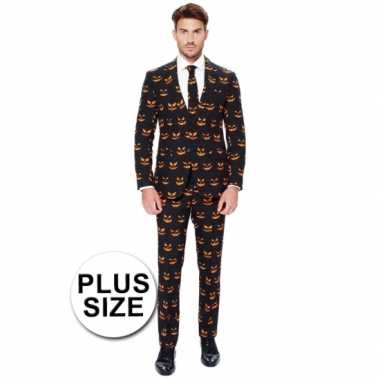 Plus size pompoen maat carnavalskleding heren