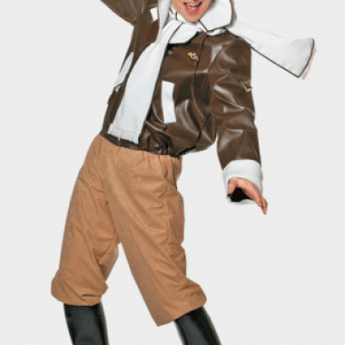 Vliegeniersack heren carnavalskleding