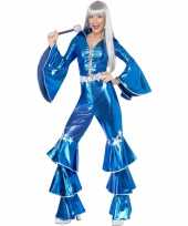 Abba carnavalskleding blauw