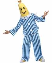 Bananen carnavalskleding pyjama volwassenen