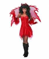 Duivel carnavalskleding rood dames