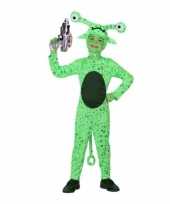Groene alien carnavalskleding space gun maat 10113216